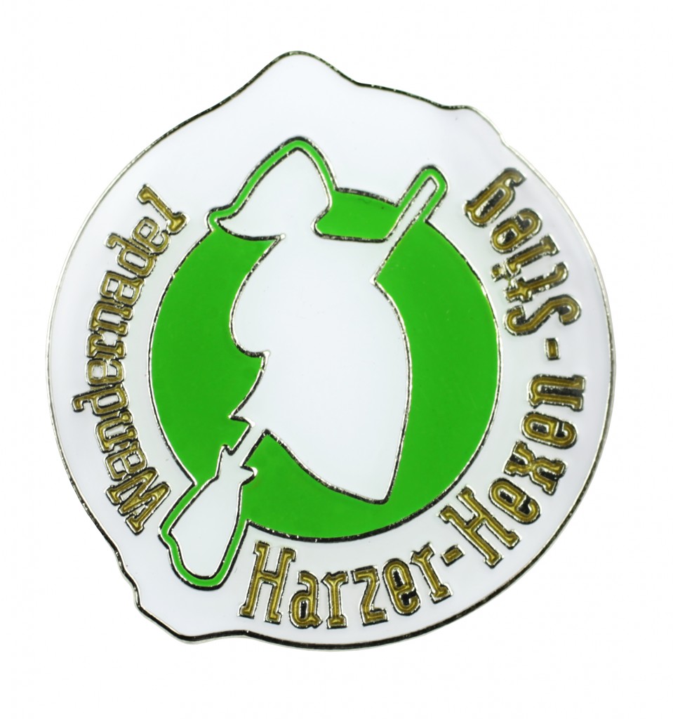 Hiking pin Harzer Hexen Stieg badge
